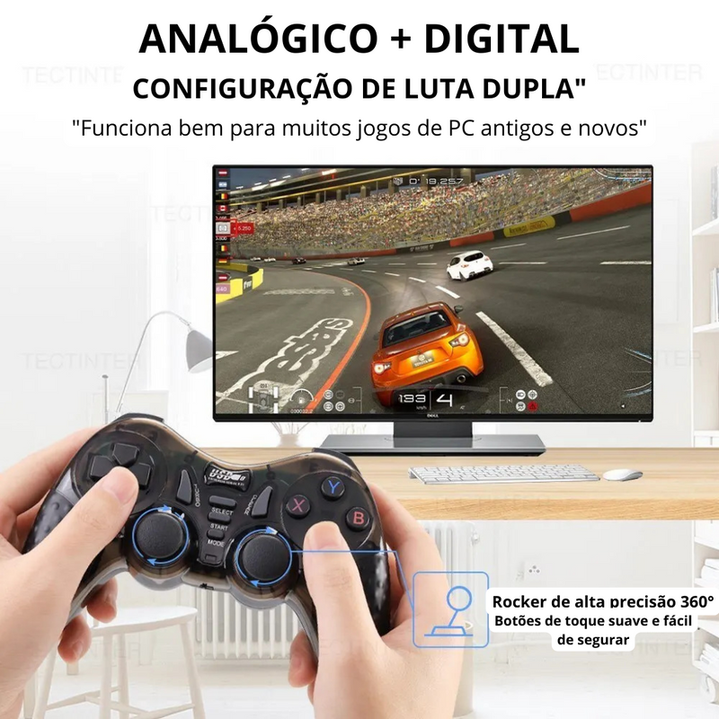 Controle sem fio Multiplataforma - Prático