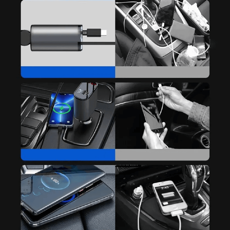 Carregador Veicular para Celular Ultra Rápido - PowerDrive