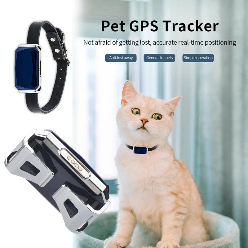 Coleira Inteligente Pet com Localizador GPS via SIM CARD