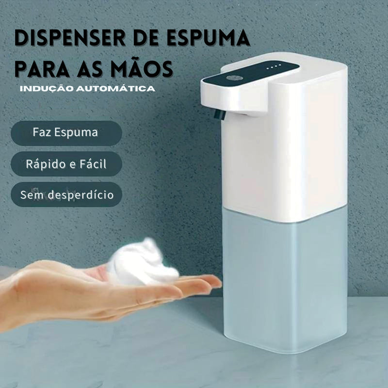 Dispensório de Sabão Inteligente LED - Prático