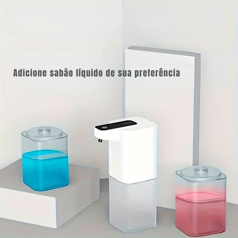 Dispensório de Sabão Inteligente LED - Prático