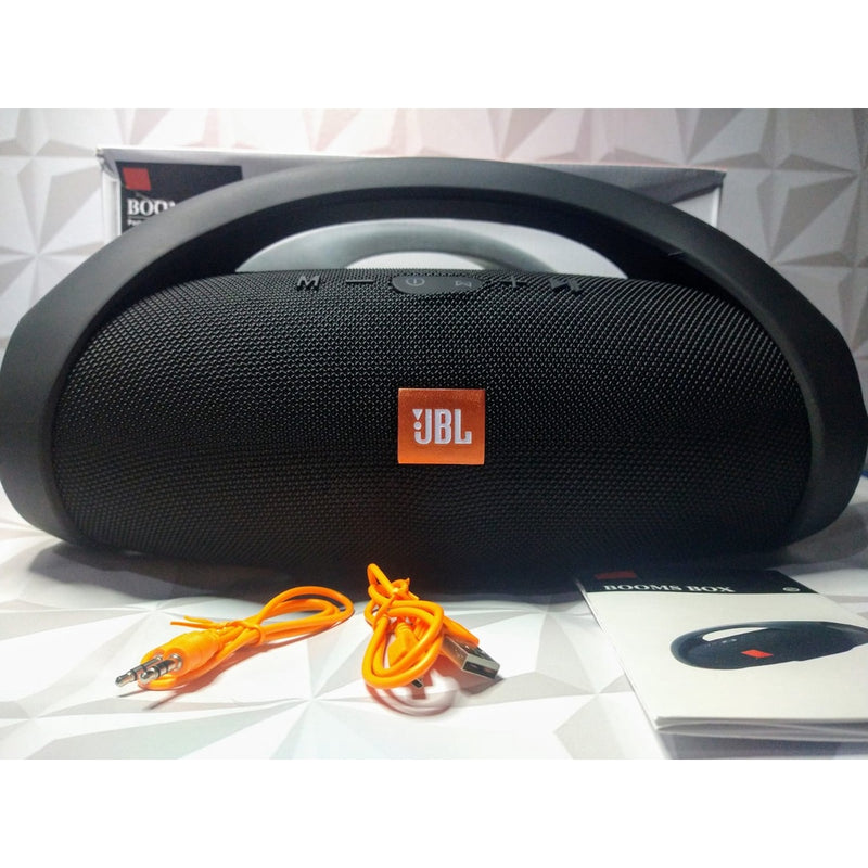 Caixa de Som Grande Boombox Gigante Alto Falante Portátil bluetooth sem fio Pen Drive SD Auxiliar